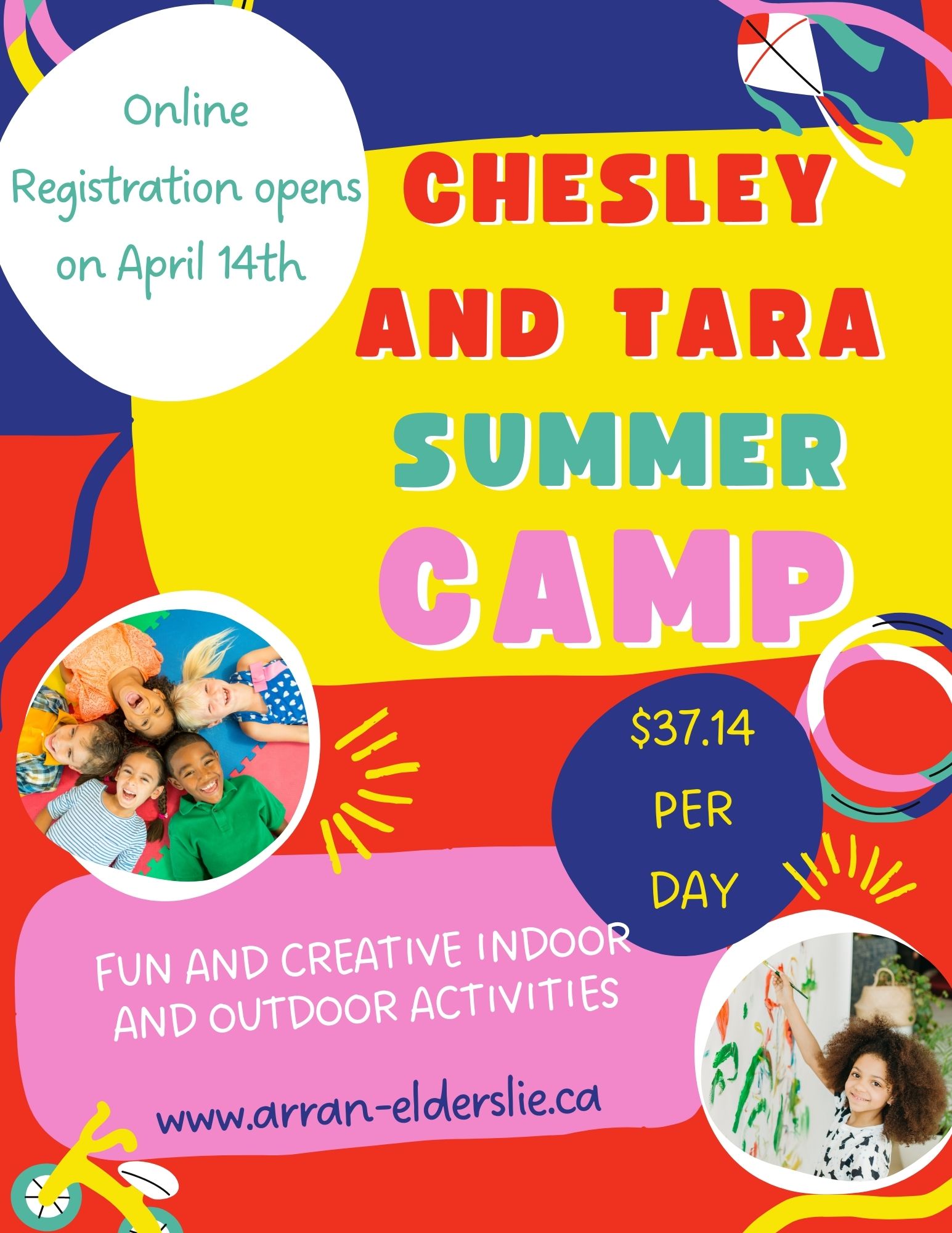 Day Camp Registration Opens April 14